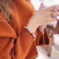 Candy Color Freshwater Pearl Bracelet 9-10mm Fashion