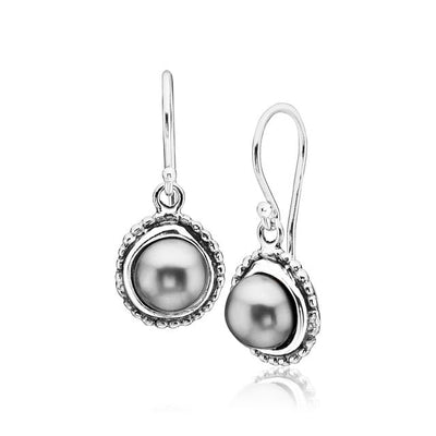 Drop Earrings with Fresh Water Pearl