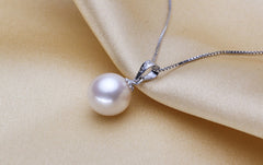Freshwater Pearl Pendant with S925 Silver Necklace