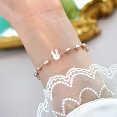 Freshwater Pearl Bunny Bracelet for Women