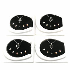 Five Freshwater Pearl Pendant Necklace DIY Jewelry