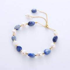 Vintage Baroque Freshwater Pearl Bracelet - Handmade Beads