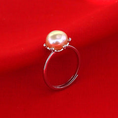 Natural Freshwater Pearl Adjustable Ring