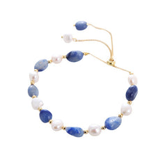 Vintage Baroque Freshwater Pearl Bracelet - Handmade Beads