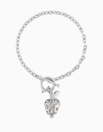 Natural Pearl Cage Necklace – Oyster-Inspired Pendant Collection