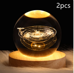 Galaxy Crystal Ball Lamp