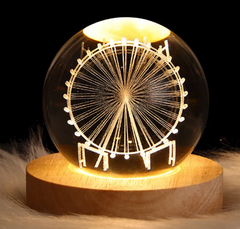 Galaxy Crystal Ball Lamp