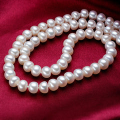 Wholesale 8-9mm Freshwater Pearl Necklace (Zhuji)