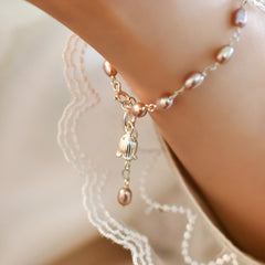 Freshwater Pearl Bunny Bracelet for Women