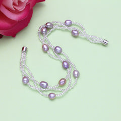 Freshwater Pearl Bracelet - Fashion Multi-Layer Design
