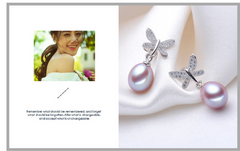 Flawless Natural Freshwater Pearl Stud Earrings