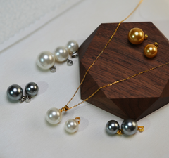 8-9mm Natural Freshwater Pearl Pendant Necklace