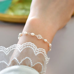 Freshwater Pearl Bunny Bracelet for Women