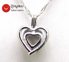 Wish Pearl LOVE Pendant Gift Set – Freshwater Pearl Reveal Necklace (19×41mm)