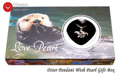 Wish Pearl Giraffe Pendant Gift Set – Freshwater Pearl Reveal Necklace (20×25mm)