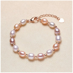 Sweet Harmony 5–6mm Freshwater Rice Pearl Bracelet