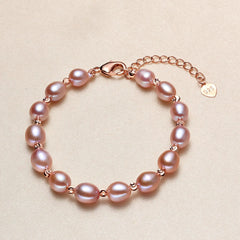 Sweet Harmony 5–6mm Freshwater Rice Pearl Bracelet
