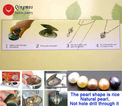 Wish Pearl Heart Pendant Necklace Gift Set – 7‑Box Freshwater Pearl Reveal Collection