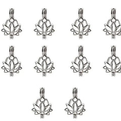 Hollow Pearl Cage Magic Box Pendant – 8mm Pearl Holder