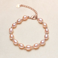 Sweet Harmony 5–6mm Freshwater Rice Pearl Bracelet