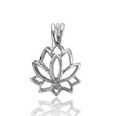 Hollow Pearl Cage Magic Box Pendant – 8mm Pearl Holder