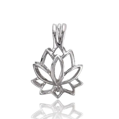 Hollow Pearl Cage Magic Box Pendant – 8mm Pearl Holder
