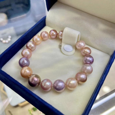 Candy Color Freshwater Pearl Bracelet 9-10mm Fashion