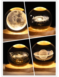 Galaxy Crystal Ball Lamp