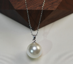 8-9mm Natural Freshwater Pearl Pendant Necklace